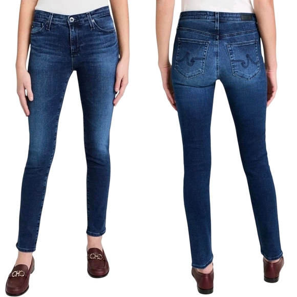 Ag Adriano Goldschmied Denim - AG Adriano Goldschmied Prima Cigarette Leg Mid-rise Jean Stretch Casablanca 25